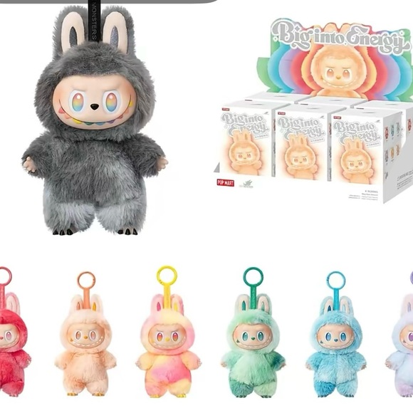 Pop Mart Big into Energy Vinyl Plush Pendant Blind Box. Whole set. - Picture 3 of 5